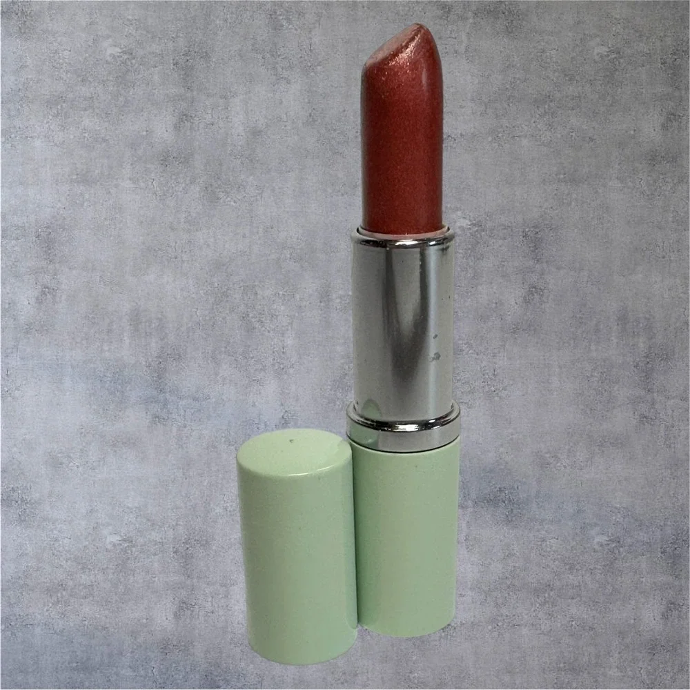 Clinique Different Lipstick Honey Ginger 0.13oz‎ Bronze Pink Shimmer Green Tube